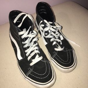 Black high top vans